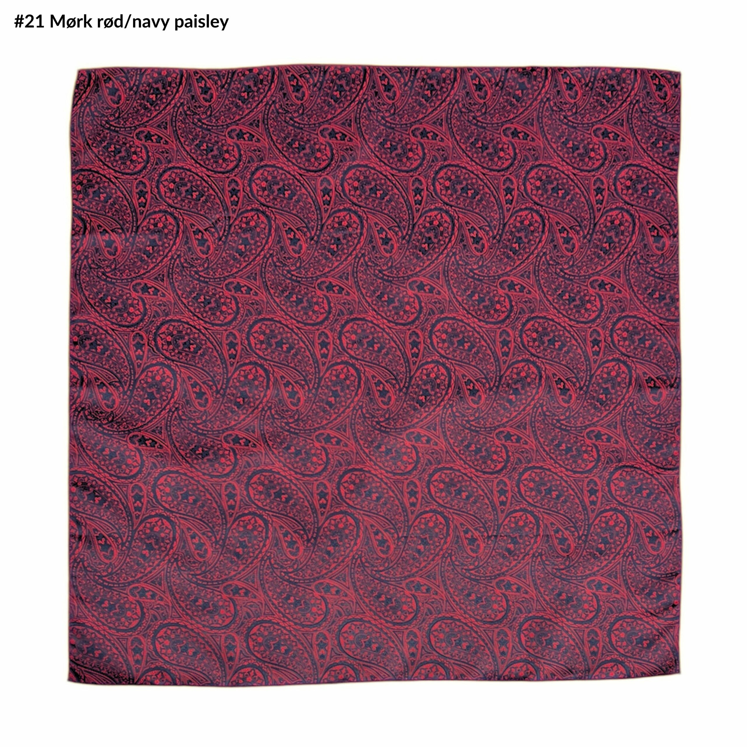 Mørk rød_navy paisley