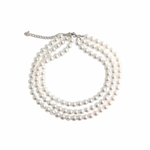 Perlekjede med 3 perlerader