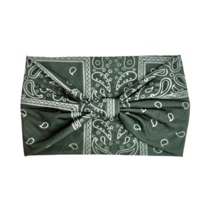 Hårbånd bred paisley