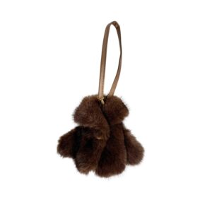 Bag charm fuskepelsjakke