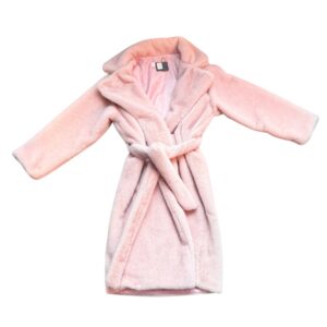 Rosa fuskepels kåpe