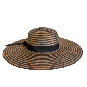 Cannes stråhatt med sløyfe